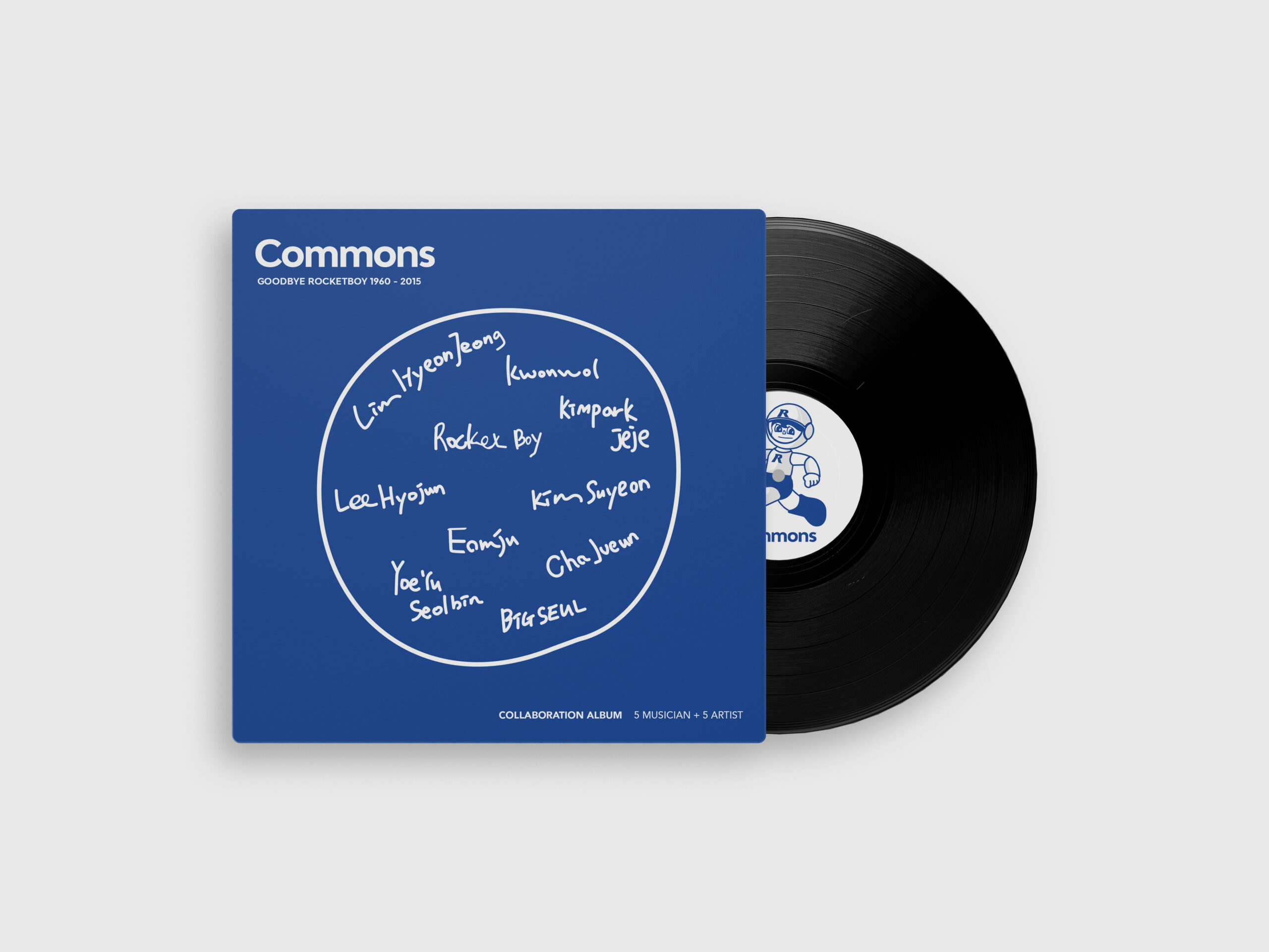 Vinyl Record Mockup by Anthony Boyd Graphics